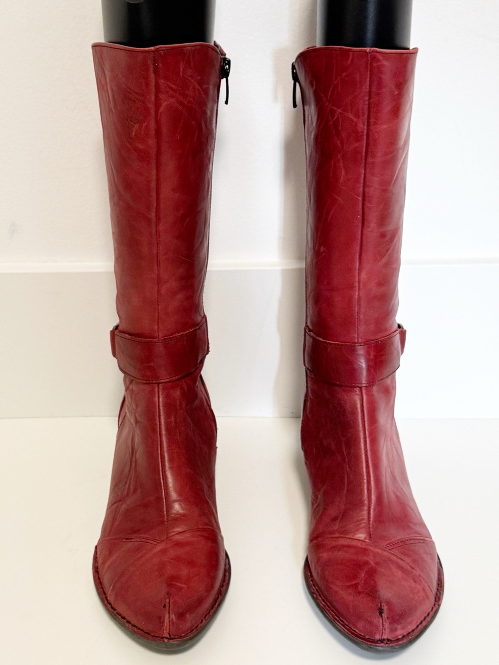 Dorking by Fluchos mid-calf Boot Red size 37 - Picture 3 of 8